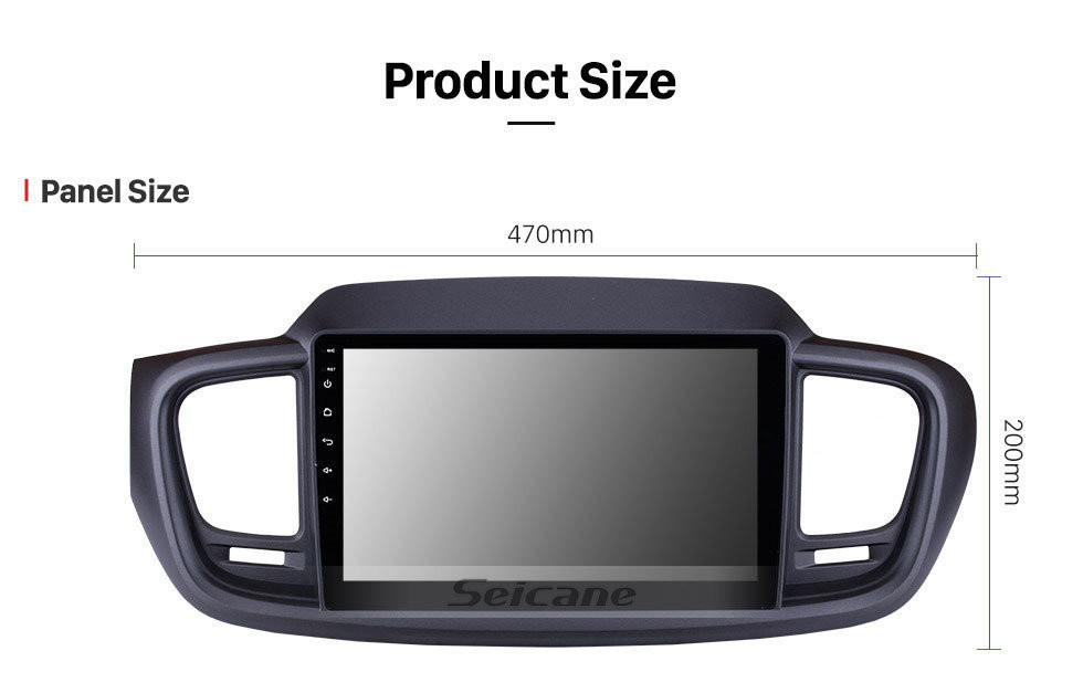 Seicane OEM 9 inch HD Touchscreen Android 13.0 Multimedia Player for 2015 2016 2017 2018 KIA Sorento Radio GPS Navigation Bluetooth Music USB WIFI Mirror Link Steering Wheel Control Seicane OEM 9 inch HD Touchscreen Android 13.0 Multimedia Player for 2015 2016 2017 2018 KIA Sorento Radio GPS Navigation Bluetooth Music USB WIFI Mirror Link Steering Wheel Control