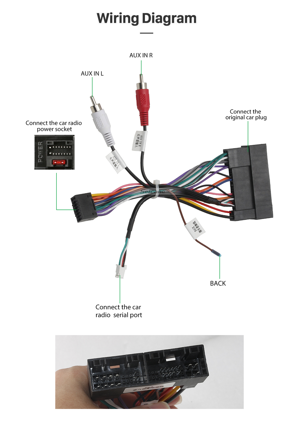 Seicane Sistema de navegação GPS Android 12.0 de 9 polegadas Rádio para 2015 2016 2017 2018 Kia Sorento com link de espelho HD 1024 * 600 tela sensível ao toque OBD2 DVR Câmera retrovisor TV 1080P Vídeo 3G WIFI Controle de volante Bluetooth USB