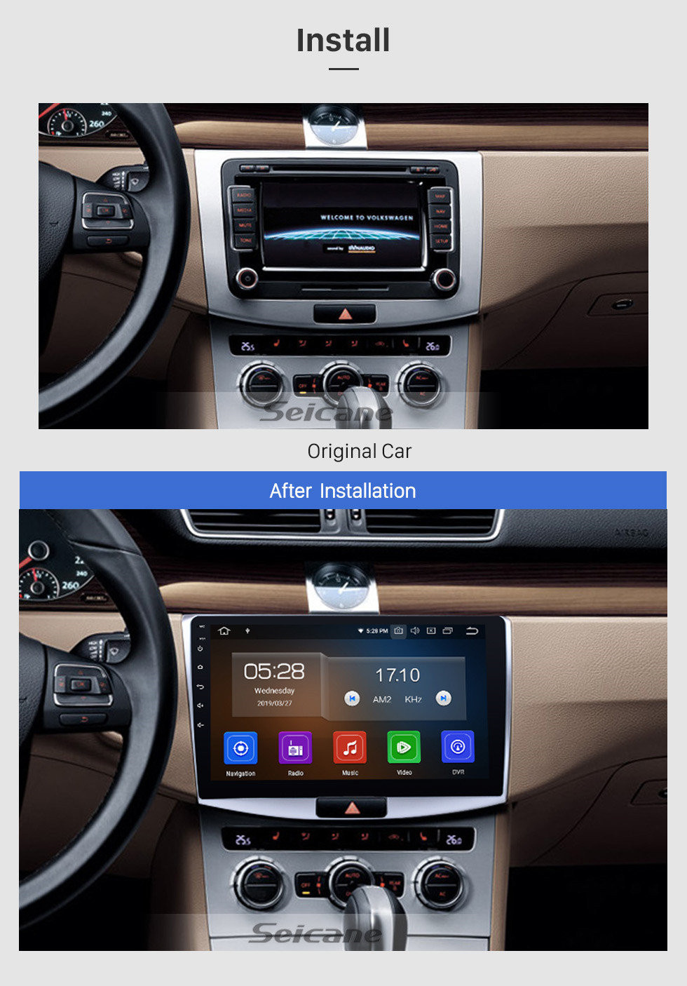 Seicane 10.1 pulgadas Aftermarket Android 13.0 Radio Sistema de navegación GPS para 2012-2015 VW Volkswagen MAGOTAN 1024 * 600 Pantalla táctil TPMS DVR OBD II Control de dirección de rueda USB Bluetooth WiFi Video AUX Seicane 10.1 pulgadas Aftermarket Android 13.0 Radio Sistema de navegación GPS para 2012-2015 VW Volkswagen MAGOTAN 1024 * 600 Pantalla táctil TPMS DVR OBD II Control de dirección de rueda USB Bluetooth WiFi Video AUX