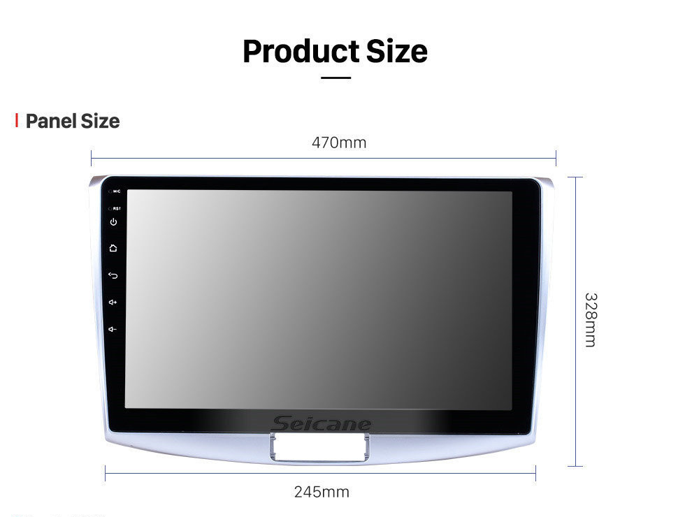 Seicane 10.1 pulgadas Aftermarket Android 13.0 Radio Sistema de navegación GPS para 2012-2015 VW Volkswagen MAGOTAN 1024 * 600 Pantalla táctil TPMS DVR OBD II Control de dirección de rueda USB Bluetooth WiFi Video AUX