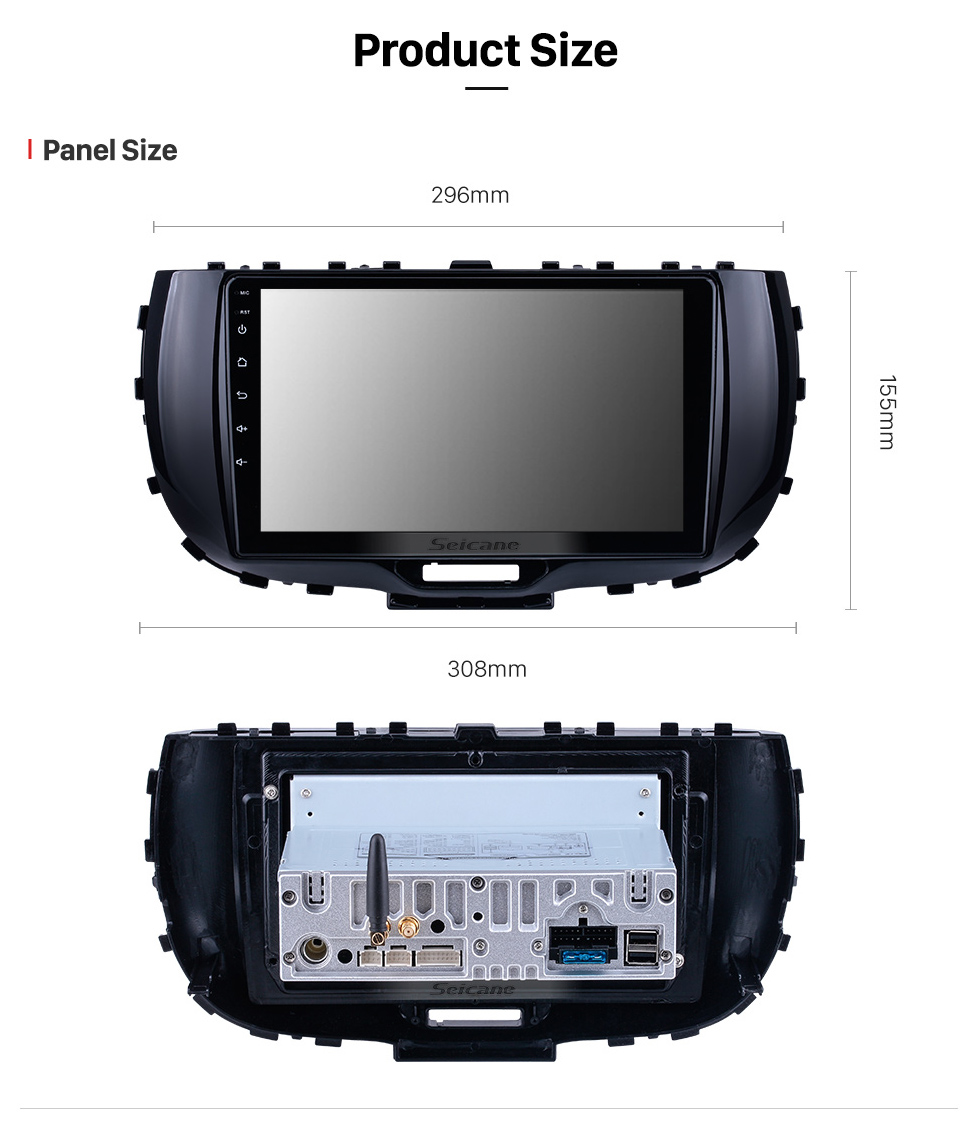 Seicane OEM Android 10.0 for 2019 Kia Soul Radio with Bluetooth 9 inch HD Touchscreen GPS Navigation System Carplay support DSP Seicane OEM Android 10.0 for 2019 Kia Soul Radio with Bluetooth 9 inch HD Touchscreen GPS Navigation System Carplay support DSP