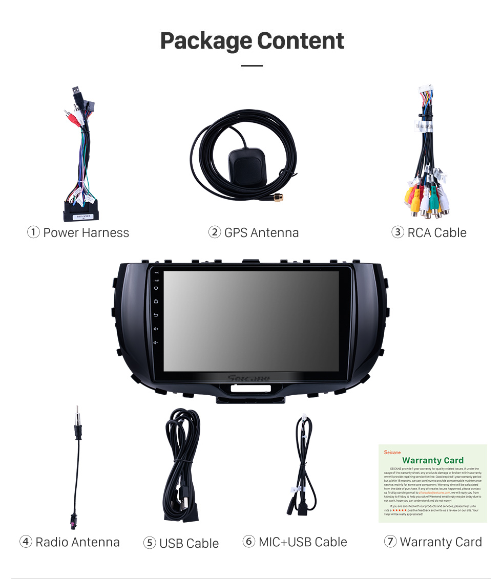 Seicane OEM Android 10.0 for 2019 Kia Soul Radio with Bluetooth 9 inch HD Touchscreen GPS Navigation System Carplay support DSP Seicane OEM Android 10.0 for 2019 Kia Soul Radio with Bluetooth 9 inch HD Touchscreen GPS Navigation System Carplay support DSP