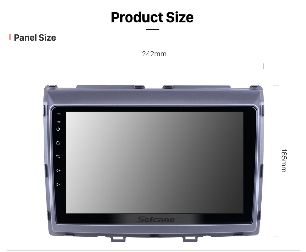 Seicane Pour 2011 Mazda 8 Radio 9 pouces Android 10.0 HD Système de navigation GPS à écran tactile avec prise en charge Bluetooth WIFI Carplay TPMS
