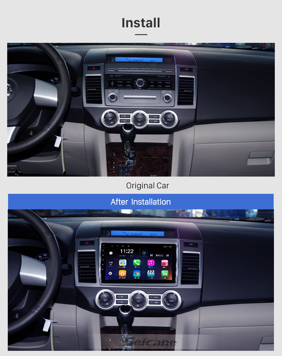 Seicane For 2011 Mazda 8 Radio 9 inch Android 10.0 HD Touchscreen GPS Navigation System with WIFI Bluetooth support Carplay TPMS Seicane For 2011 Mazda 8 Radio 9 inch Android 10.0 HD Touchscreen GPS Navigation System with WIFI Bluetooth support Carplay TPMS