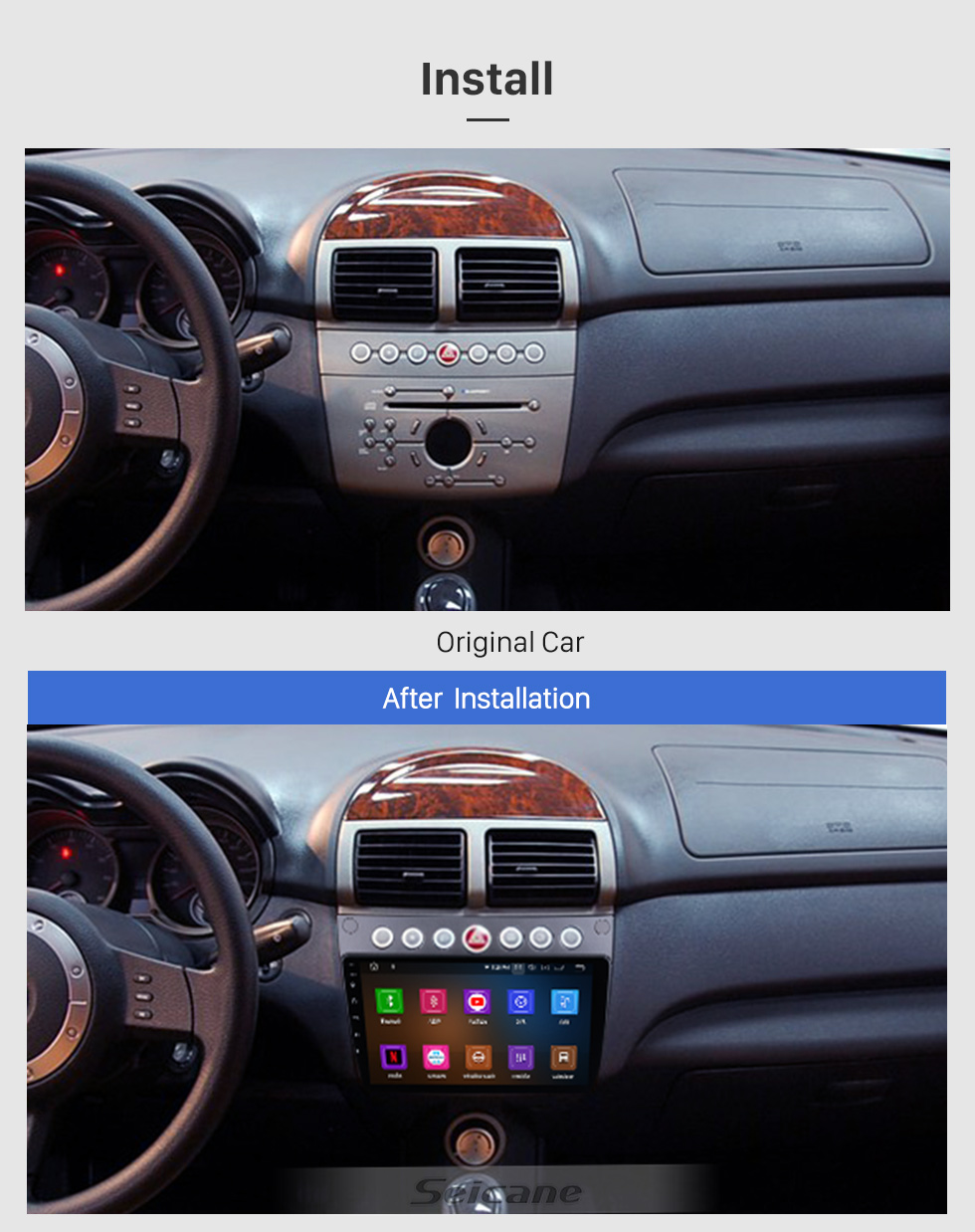Seicane Android 10.0 For 2009 2010 2011-2015 Proton Lotus L3 Radio 9 inch GPS Navigation System with Bluetooth HD Touchscreen Carplay support SWC Seicane Android 10.0 For 2009 2010 2011-2015 Proton Lotus L3 Radio 9 inch GPS Navigation System with Bluetooth HD Touchscreen Carplay support SWC