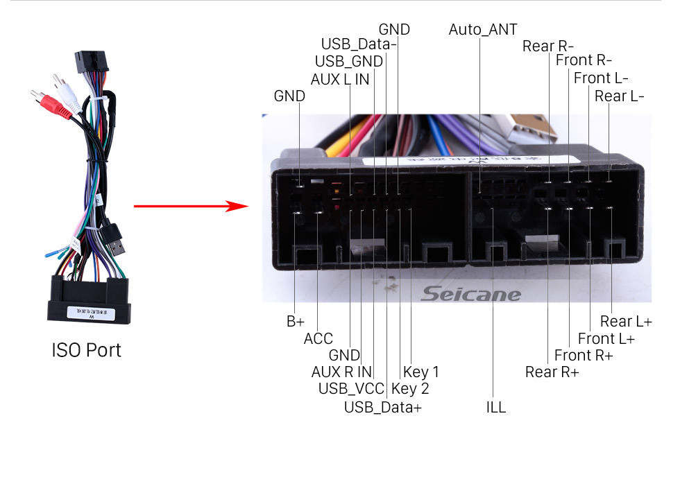 Seicane 9 pouces Android 11.0 HD Écran tactile Radio Radio Système de navigation GPS pour 2008-2016 Kia Borrego Bluetooth Lecteur DVD DVR Caméra de recul TV Vidéo WIFI Commande au volant USB Lien miroir OBD2