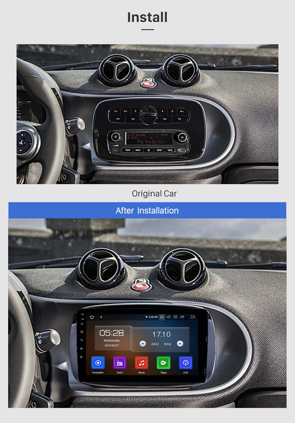 Seicane 9 Polegada Android 11.0 HD 1024 * 600 Rádio Touchscreen Para 2015 2016 Mercedes Benz SMART Carro Sistema de Navegação GPS Estéreo Bluetooth Suporte Link do Espelho OBD2 AUX 3G WiFi DVR 1080 P Vídeo Controle de volante Seicane 9 Polegada Android 11.0 HD 1024 * 600 Rádio Touchscreen Para 2015 2016 Mercedes Benz SMART Carro Sistema de Navegação GPS Estéreo Bluetooth Suporte Link do Espelho OBD2 AUX 3G WiFi DVR 1080 P Vídeo Controle de volante