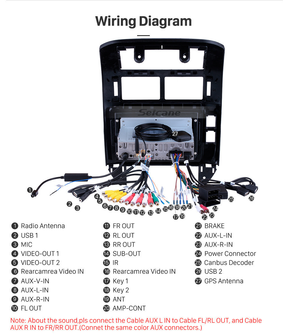 Seicane 9 pulgadas para 2004 2005 2006-2011 VW Volkswagen Polo Radio Android 11.0 Sistema de navegación GPS Bluetooth HD Pantalla táctil Carplay soporte OBD2