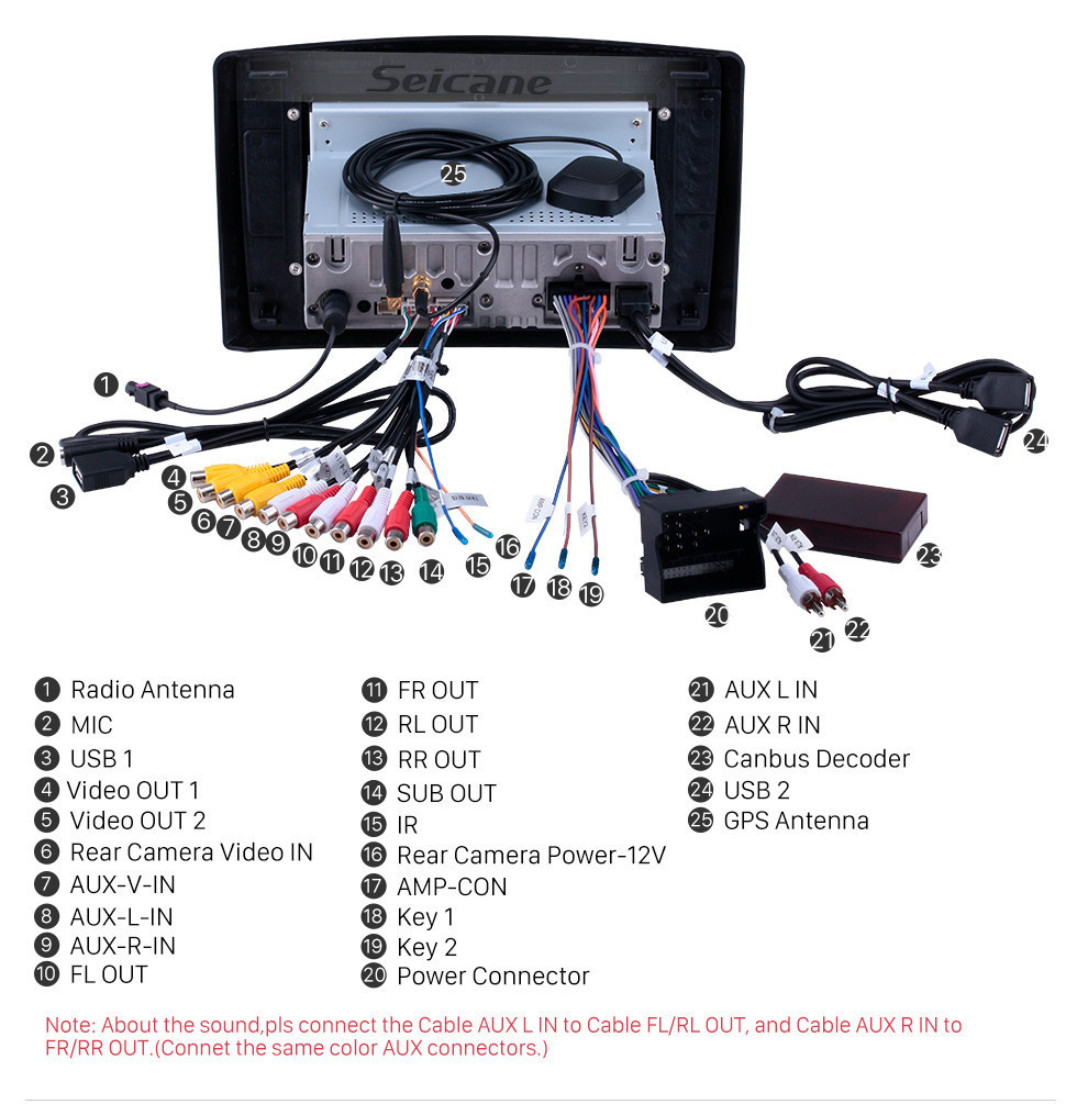 Seicane Android 12.0 für 2014 2015 2016-2018 Mercedes Benz Vito Radio 10,1 Zoll GPS-Navigationssystem mit HD Touchscreen Carplay Bluetooth-Unterstützung Digital TV