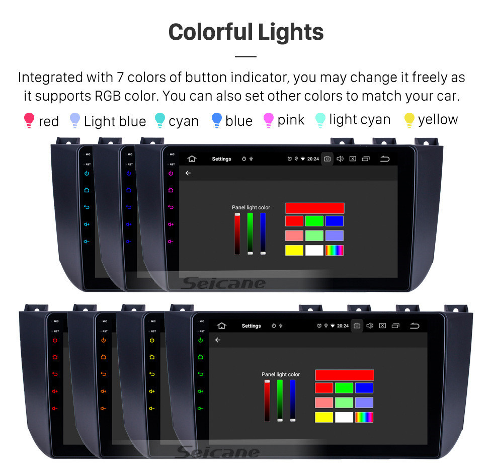 Seicane Android 11.0 para 2009 2010 2011 2012 Changan Alsvin V5 Radio Sistema de navegación GPS de 9 pulgadas con pantalla táctil HD Carplay Soporte Bluetooth TPMS