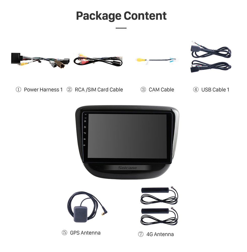 Seicane 9 pulgadas para 2016 Chevy Chevrolet Cavalier Radio Android 12,0 sistema de navegación GPS Bluetooth HD pantalla táctil Carplay soporte TPMS Seicane 9 pulgadas para 2016 Chevy Chevrolet Cavalier Radio Android 12,0 sistema de navegación GPS Bluetooth HD pantalla táctil Carplay soporte TPMS