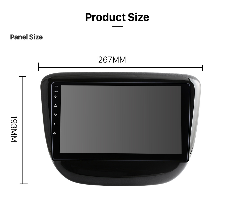 Seicane 9 pouces pour 2016 Chevy Chevrolet Cavalier Radio Android 12.0 Système de navigation GPS Bluetooth HD Écran tactile Prise en charge de Carplay TPMS