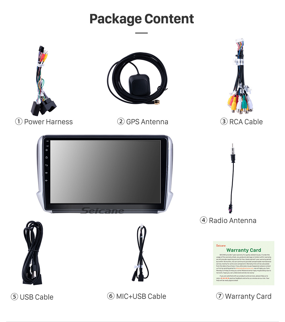 Seicane For 2014 Peugeot 2008 Radio Android 10.0 HD Touchscreen 10.1 inch with AUX Bluetooth GPS Navigation System Carplay support 1080P Video Seicane For 2014 Peugeot 2008 Radio Android 10.0 HD Touchscreen 10.1 inch with AUX Bluetooth GPS Navigation System Carplay support 1080P Video