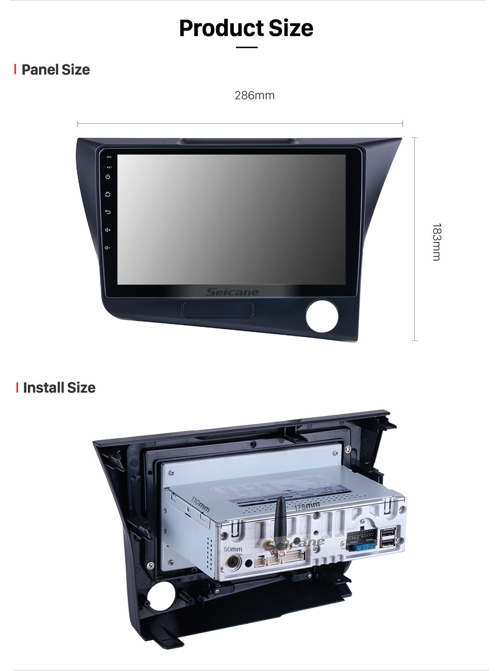 Seicane For 2010 Honda CRZ RHD Radio Android 10.0 HD Touchscreen 9 inch with AUX Bluetooth GPS Navigation System Carplay support 1080P Video Seicane For 2010 Honda CRZ RHD Radio Android 10.0 HD Touchscreen 9 inch with AUX Bluetooth GPS Navigation System Carplay support 1080P Video