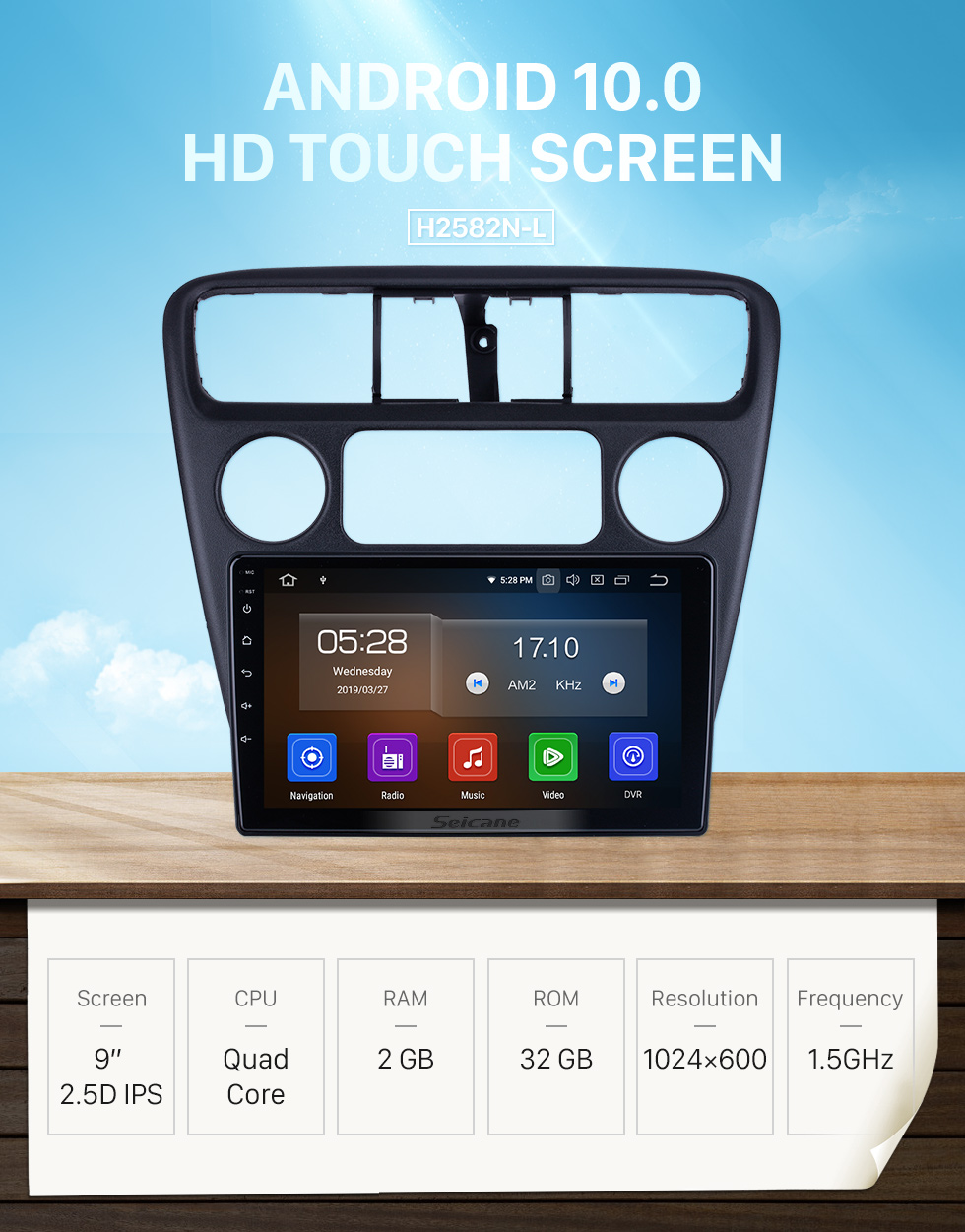 Seicane For 2001 Honda Accord Radio Android 10.0 HD Touchscreen 9 inch Bluetooth with GPS Navigation System Carplay support TPMS Seicane For 2001 Honda Accord Radio Android 10.0 HD Touchscreen 9 inch Bluetooth with GPS Navigation System Carplay support TPMS