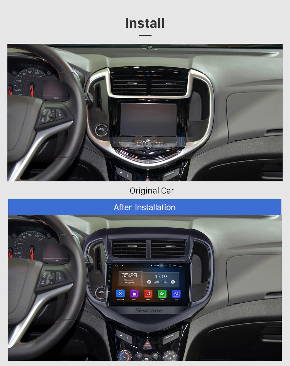 Seicane HD Touchscreen 9 inch Android 10.0 for 2016 Chevy Chevrolet Aveo Radio GPS Navigation System Bluetooth Carplay support Backup camera Seicane HD Touchscreen 9 inch Android 10.0 for 2016 Chevy Chevrolet Aveo Radio GPS Navigation System Bluetooth Carplay support Backup camera