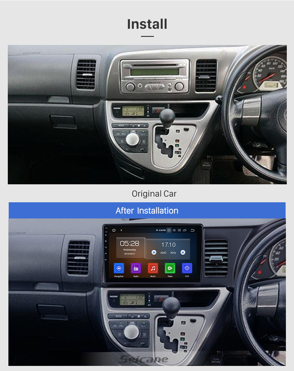 Seicane 10.1 inch Android 10.0 For 2006 Toyota Wish Radio GPS Navigation System with HD Touchscreen Bluetooth Carplay support OBD2 Seicane 10.1 inch Android 10.0 For 2006 Toyota Wish Radio GPS Navigation System with HD Touchscreen Bluetooth Carplay support OBD2