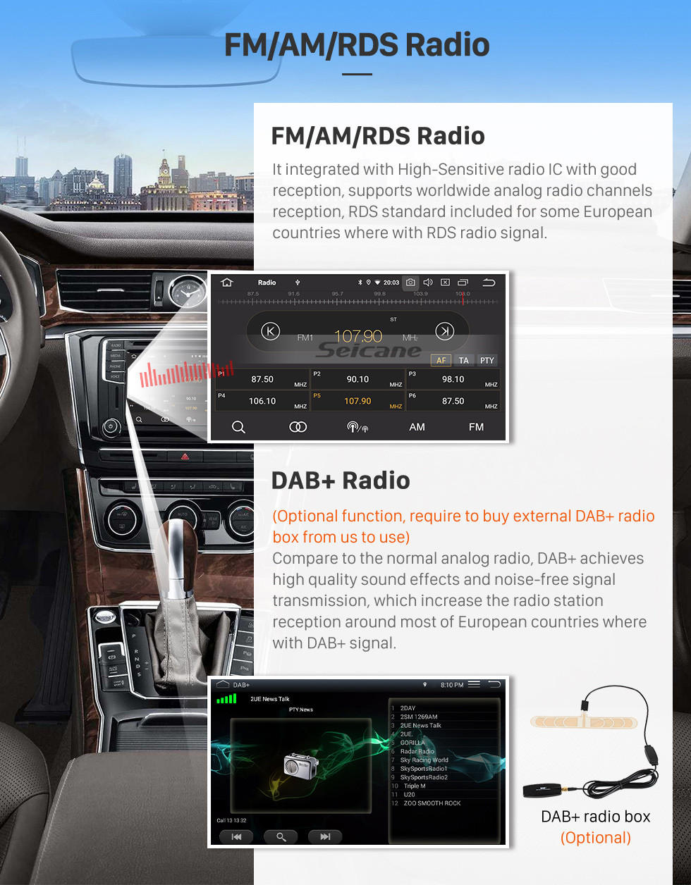 Seicane Android 10.0 For 2014 Peugeot 2008 Radio 10.1 inch GPS Navigation System with Bluetooth HD Touchscreen Carplay support TPMS Seicane Android 10.0 For 2014 Peugeot 2008 Radio 10.1 inch GPS Navigation System with Bluetooth HD Touchscreen Carplay support TPMS