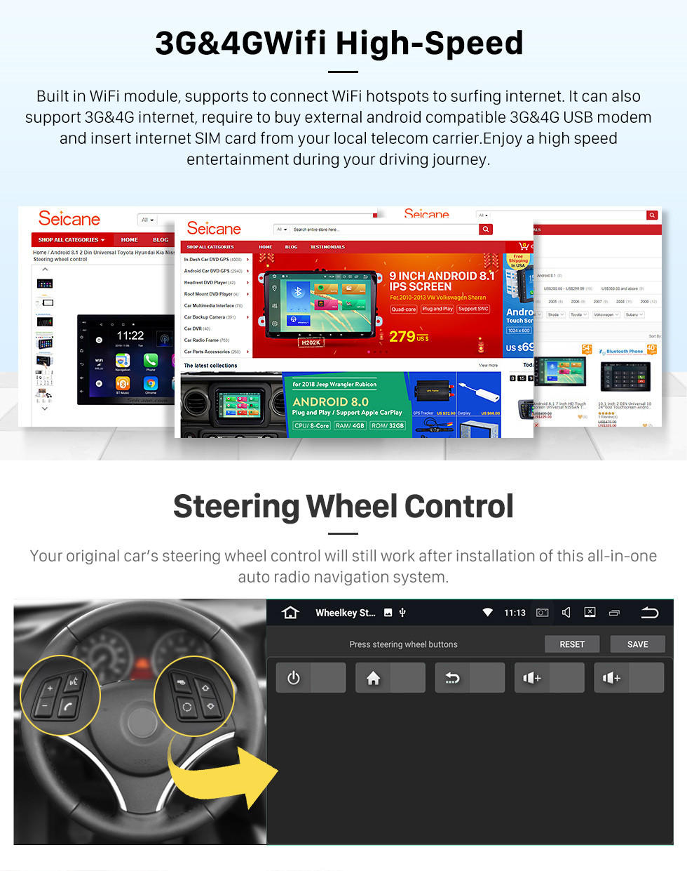 Seicane Android 10.0 For 2014 Peugeot 2008 Radio 10.1 inch GPS Navigation System with Bluetooth HD Touchscreen Carplay support TPMS Seicane Android 10.0 For 2014 Peugeot 2008 Radio 10.1 inch GPS Navigation System with Bluetooth HD Touchscreen Carplay support TPMS