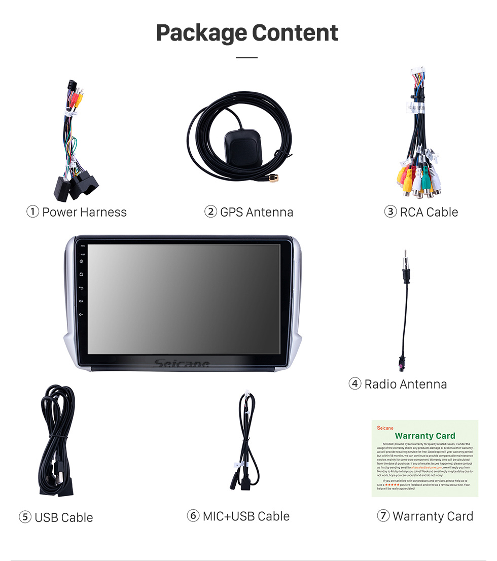 Seicane Android 10.0 For 2014 Peugeot 2008 Radio 10.1 inch GPS Navigation System with Bluetooth HD Touchscreen Carplay support TPMS Seicane Android 10.0 For 2014 Peugeot 2008 Radio 10.1 inch GPS Navigation System with Bluetooth HD Touchscreen Carplay support TPMS