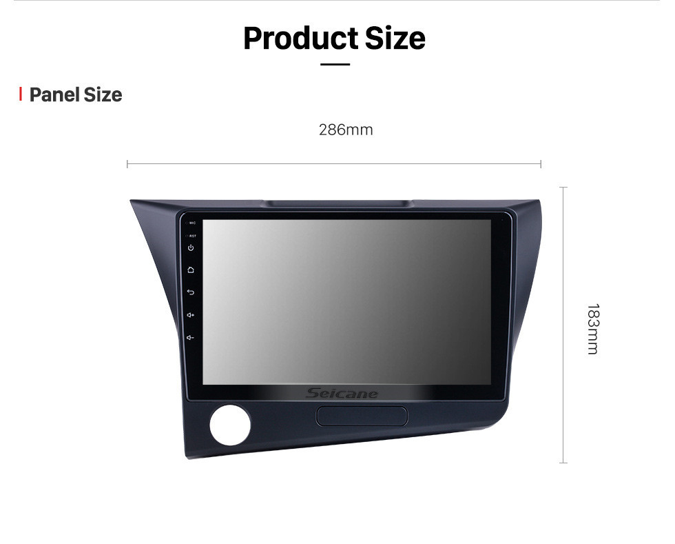 Seicane OEM Android 13.0 para 2010 Honda CRZ LHD Rádio 9 polegadas HD Touchscreen com Bluetooth GPS Sistema de Navegação Suporte Carplay DSP