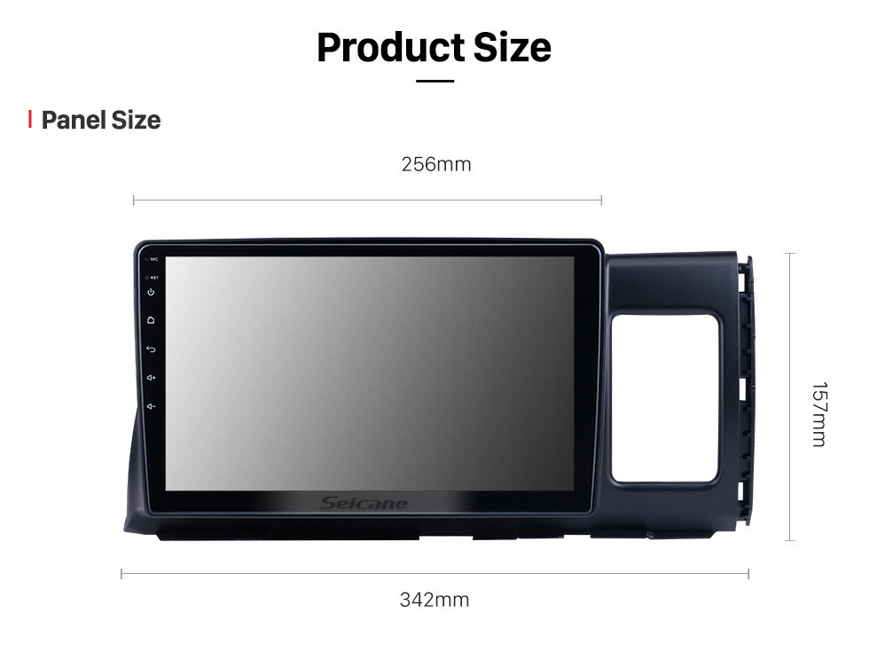 Seicane Android 11.0 pour 2006 Toyota Wish Radio 10,1 pouces système de navigation GPS Bluetooth HD écran tactile Carplay support DSP SWC