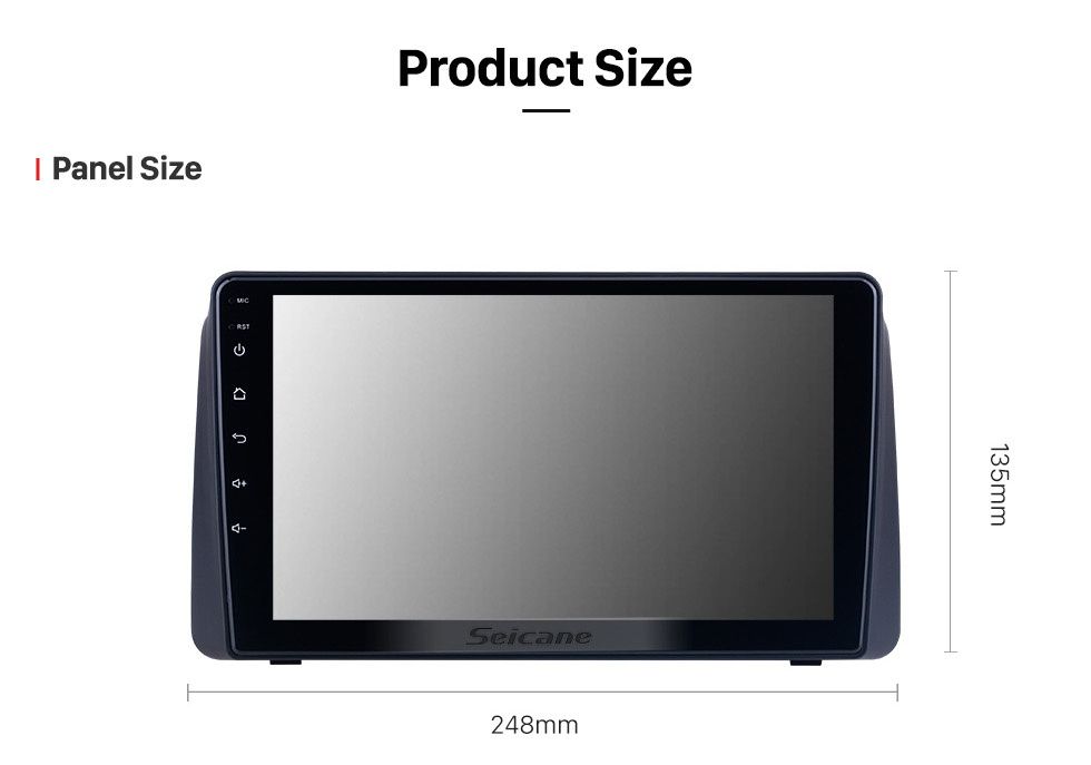 Seicane Radio Android 13.0 de 9 pouces pour Dodge Grand Caravan 2008-2020 Chrysler Town &amp;amp; Country 2012-2016 Chrysler Grand Voyager 5 2011-2015 Système de navigation GPS à écran tactile Bluetooth Carplay