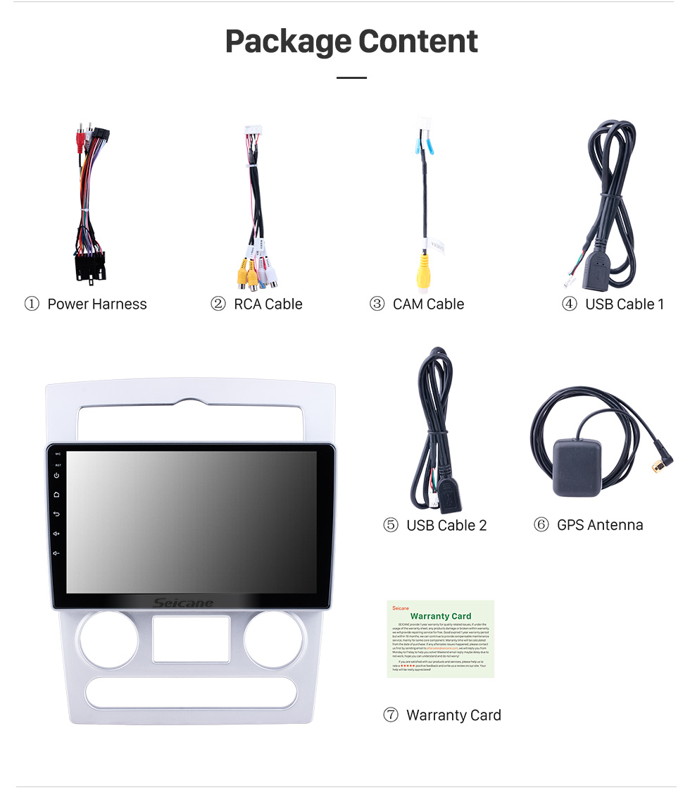 Seicane Android 10.0 HD Touchscreen 9 pouces pour 2004 2005 2006 Hyundai Rohens Coupe Radio Système de navigation GPS avec support Bluetooth Carplay Seicane Android 10.0 HD Touchscreen 9 pouces pour 2004 2005 2006 Hyundai Rohens Coupe Radio Système de navigation GPS avec support Bluetooth Carplay