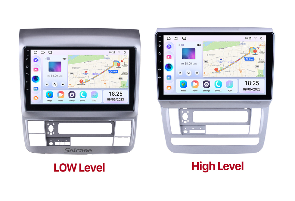Seicane OEM 9 polegadas Android 13.0 para 2003 2004-2007 Toyota Alphard RHD Radio com Bluetooth HD Touchscreen Sistema de navegação GPS com suporte para Carplay