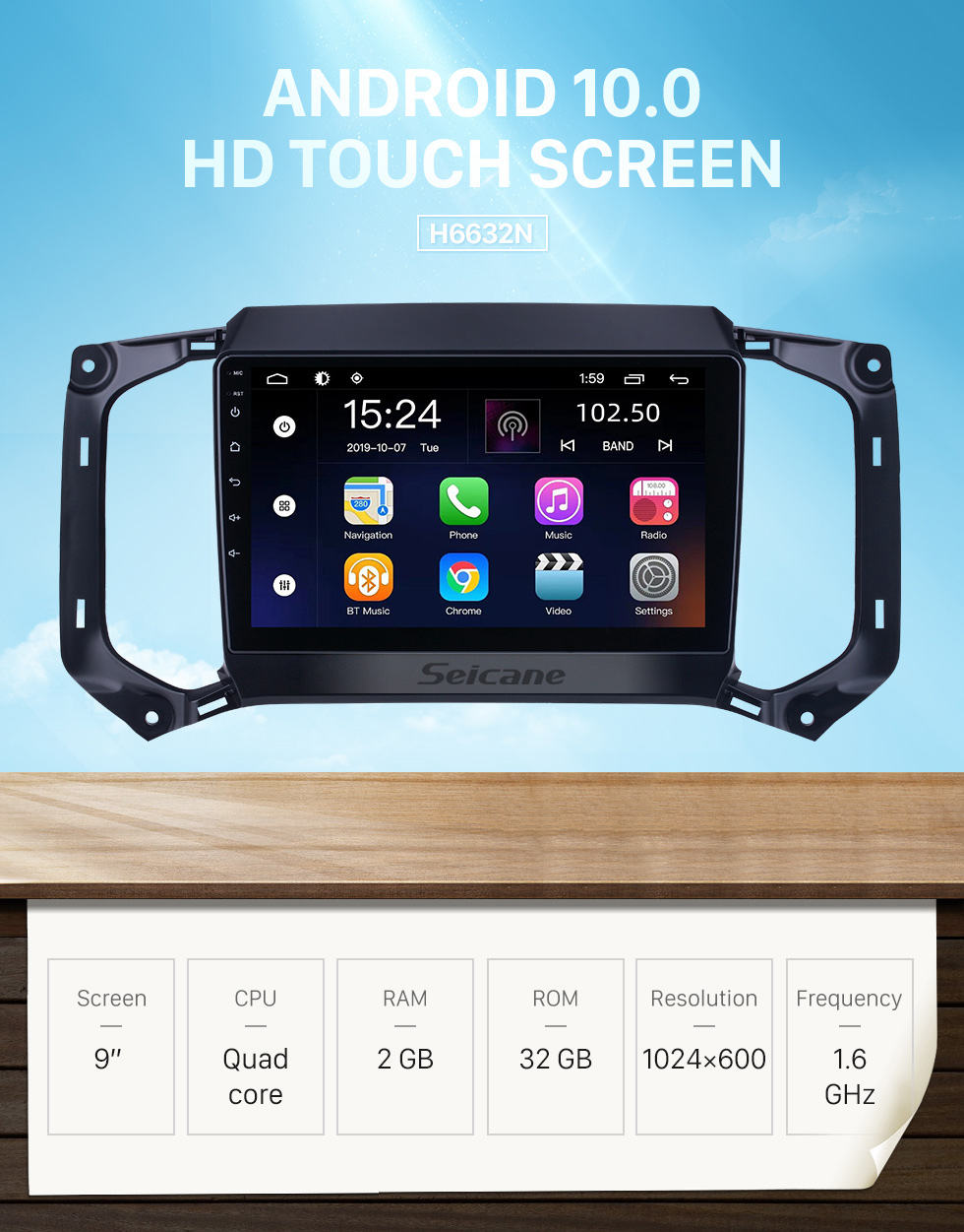 Seicane OEM 9 inch Android 12.0 for 2017 Chevy Chevrolet Colorado Radio with Bluetooth HD Touchscreen GPS Navigation System support Carplay DAB+ Seicane OEM 9 inch Android 12.0 for 2017 Chevy Chevrolet Colorado Radio with Bluetooth HD Touchscreen GPS Navigation System support Carplay DAB+