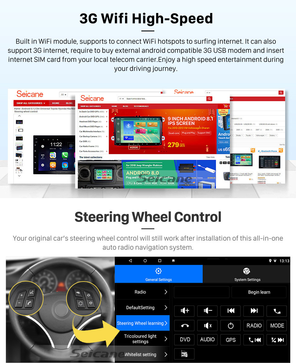 Seicane Android 10.0 HD Touchscreen 10.1 inch for 2007 2008 2009 2010 Ford Mondeo Auto A/C Radio GPS Navigation System with Bluetooth support Carplay Seicane Android 10.0 HD Touchscreen 10.1 inch for 2007 2008 2009 2010 Ford Mondeo Auto A/C Radio GPS Navigation System with Bluetooth support Carplay
