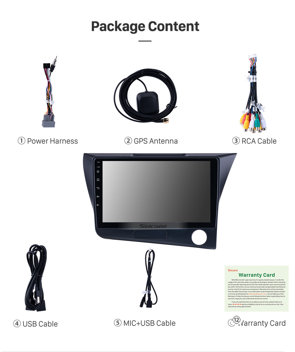 Seicane Android 10.0 For 2010 Honda CRZ RHD Radio 9 inch GPS Navigation System with Bluetooth HD Touchscreen Carplay support SWC Seicane Android 10.0 For 2010 Honda CRZ RHD Radio 9 inch GPS Navigation System with Bluetooth HD Touchscreen Carplay support SWC