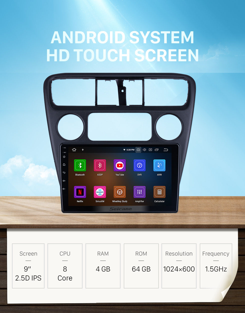 Seicane HD Touchscreen 9 inch Android 10.0 for 2001 Honda Accord Radio GPS Navigation System Bluetooth Carplay support DSP TPMS Digital TV Seicane HD Touchscreen 9 inch Android 10.0 for 2001 Honda Accord Radio GPS Navigation System Bluetooth Carplay support DSP TPMS Digital TV