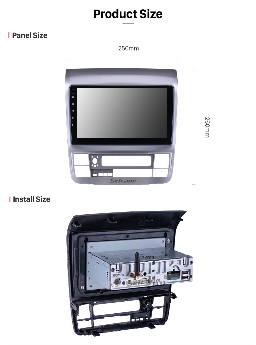 Seicane Android 10.0 For 2003 2004-2007 Toyota Alphard Radio 9 inch GPS Navigation System with Bluetooth HD Touchscreen Carplay support OBD2 DSP Seicane Android 10.0 For 2003 2004-2007 Toyota Alphard Radio 9 inch GPS Navigation System with Bluetooth HD Touchscreen Carplay support OBD2 DSP