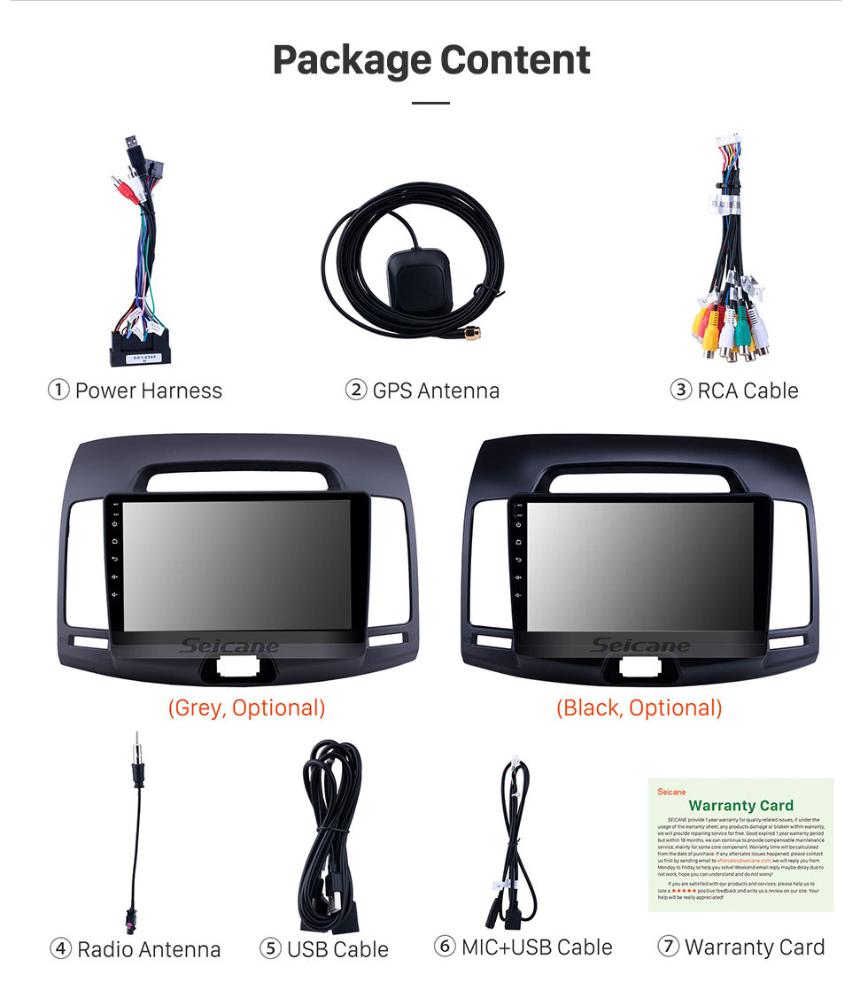 Seicane Andriod 11.0 HD Touchscreen 9 inch 2007-2011 Hyundai Elantra car radio GPS Navigation System with Bluetooth support DVR Steering wheel control Carplay Seicane Andriod 11.0 HD Touchscreen 9 inch 2007-2011 Hyundai Elantra car radio GPS Navigation System with Bluetooth support DVR Steering wheel control Carplay