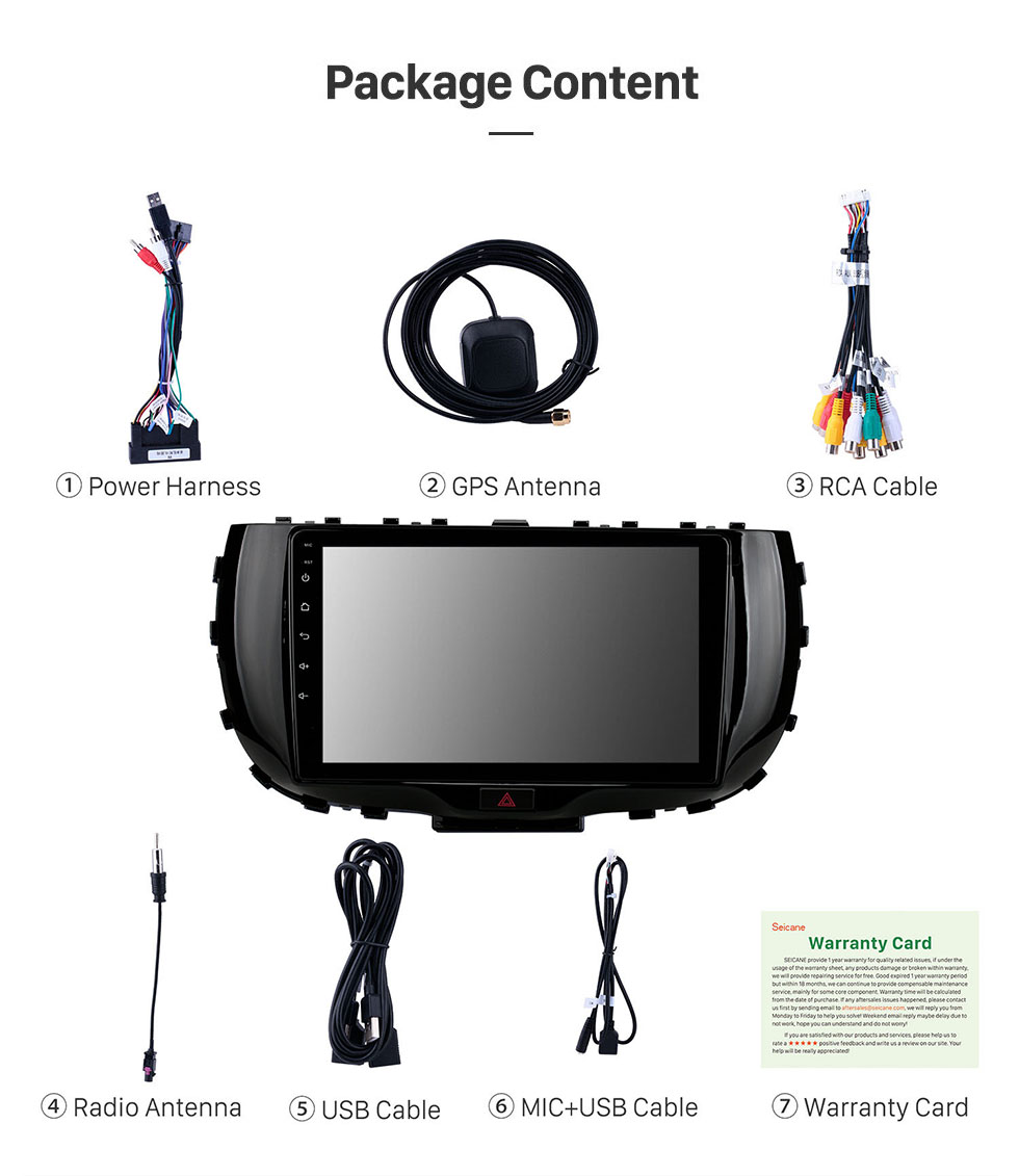 Seicane OEM Android 11.0 para 2019 Kia Soul Radio com Bluetooth 9 polegadas HD Touchscreen GPS Sistema de Navegação Suporte Carplay DSP Seicane OEM Android 11.0 para 2019 Kia Soul Radio com Bluetooth 9 polegadas HD Touchscreen GPS Sistema de Navegação Suporte Carplay DSP