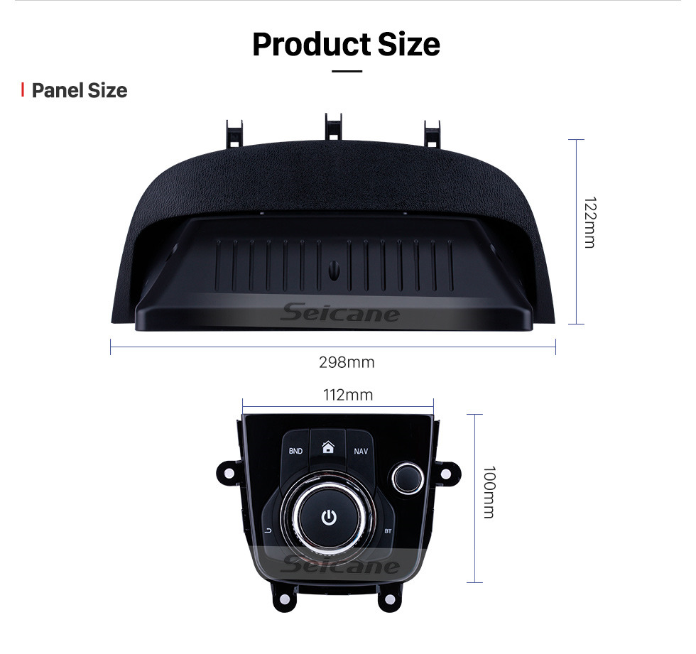 Seicane 9 pouces Android 13.0 pour 2014 2015 2016 Mazda 3 Axela Système de navigation GPS stéréo avec prise en charge de l&amp;#39;écran tactile Bluetooth Caméra de recul