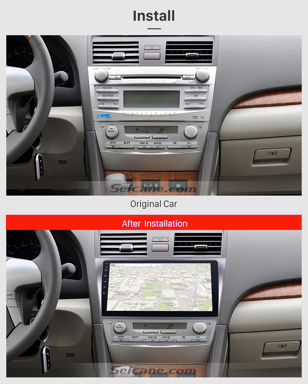 Seicane 10,1 pouces Android 10.0 2014 Nissan QashQai X-Trail Radio Bluetooth Aftermarket OEM Système GPS 3G WiFi TV Lien miroir USB SD Caméra de recul automatique A / V