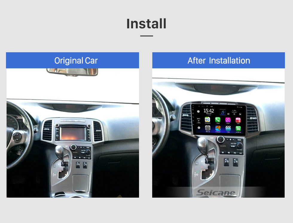 2011 Toyota Venza Car GPS Navigation Stereo Radio System