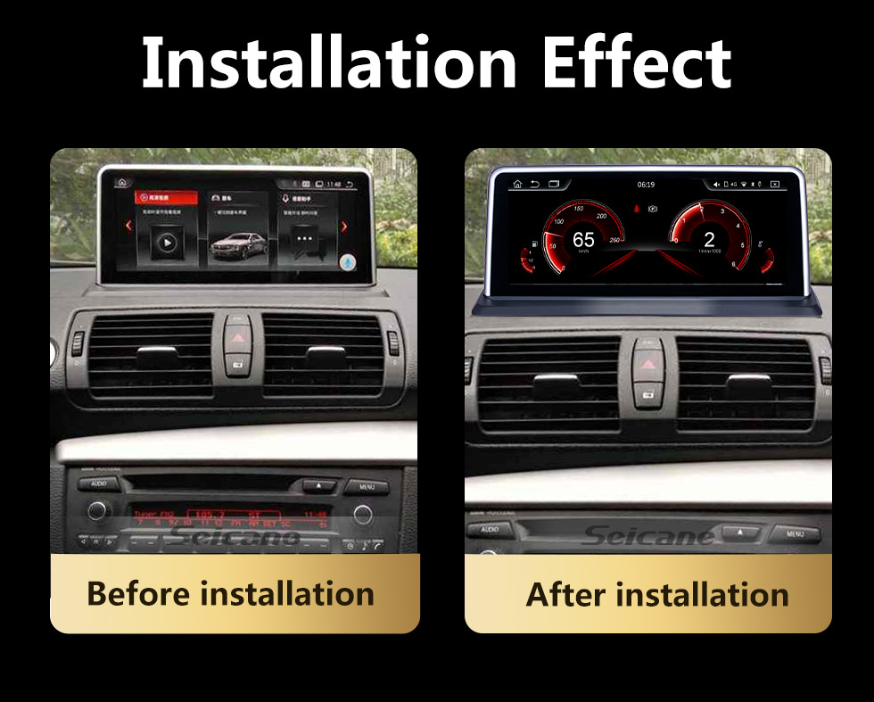 Seicane Android 10.0 для BMW E87 (2006-2012) CCC / CIC Радио 10,25-дюймовый HD сенсорный экран GPS-навигация с поддержкой Bluetooth Carplay SWC Seicane Android 10.0 для BMW E87 (2006-2012) CCC / CIC Радио 10,25-дюймовый HD сенсорный экран GPS-навигация с поддержкой Bluetooth Carplay SWC