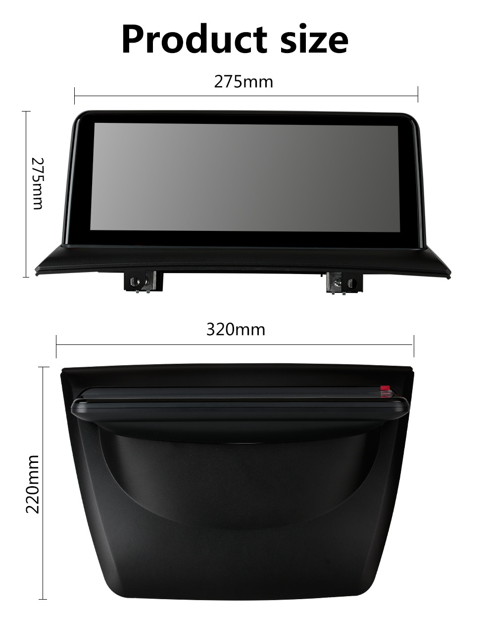 Seicane 10.25 pulgadas para 2006-2008 2009 2010 BMW X3 E83 CCC Sistema Android 11.0 Pantalla táctil Navegación GPS Estéreo Bluetooth con música AUX WIFI compatible DAB + OBD2 DVR TV digital