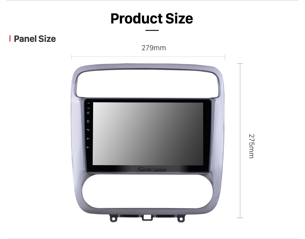 Seicane Para 2001-2004 Honda Stream Radio Android 10.0 HD Touchscreen 9 polegadas Sistema de Navegação GPS com WIFI Bluetooth suporte Carplay DVR