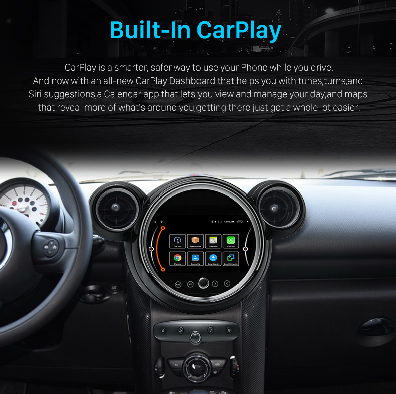 Seicane Bestes Touchscreen-Radio für 2010-2016 BMW MINI Cooper R56 R55 R57 R58 R60 R61 mit Bluetooth 4G WIFI DSP Carplay Android Auto