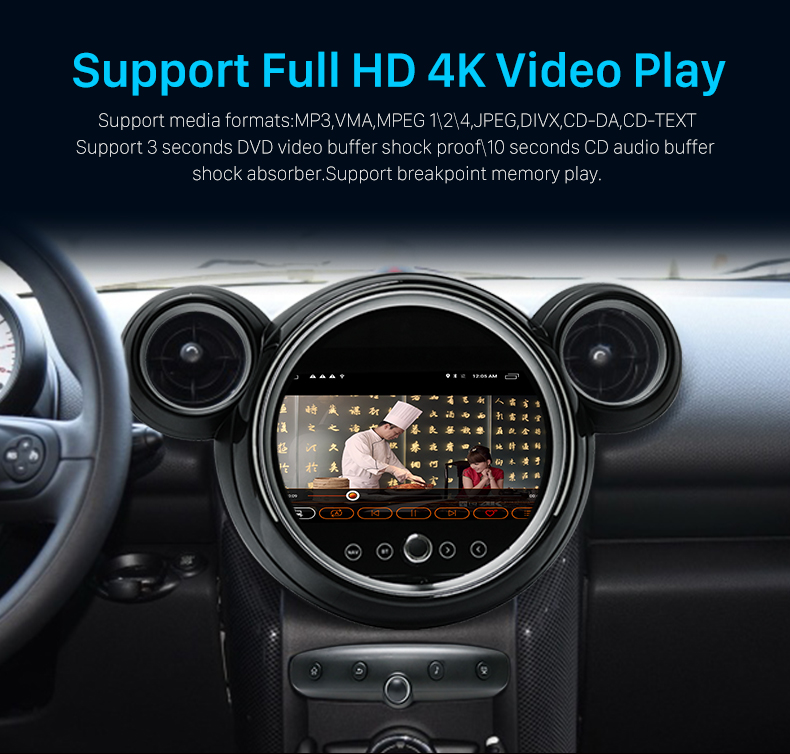 Seicane La mejor radio con pantalla táctil para BMW MINI Cooper R56 R55 R57 R58 R60 R61 2010-2016 con Bluetooth 4G WIFI DSP Carplay Android Auto