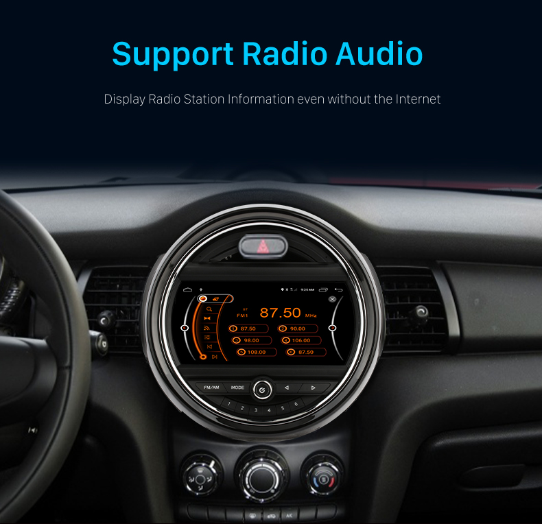 Seicane Android Autoradio für 2014-2019 BMW MINI Cooper F54 F55 F56 F60 R59 R53 NBT System mit DSP 4G Carplay Unterstützung Bluetooth Musik Rückfahrkamera