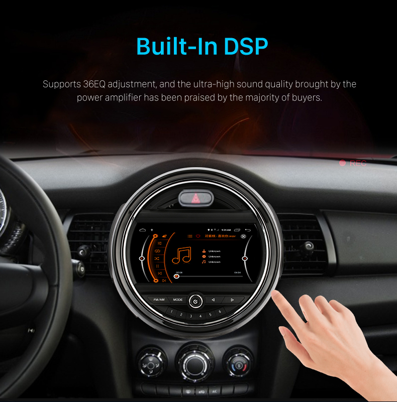 Seicane Autoradio Android pour 2014-2019 BMW MINI Cooper F54 F55 F56 F60 R59 R53 Système NBT avec DSP 4G Carplay Support Bluetooth Musique Caméra de recul