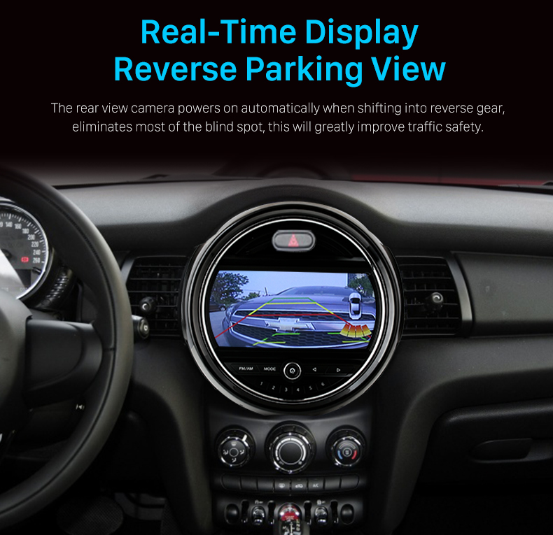 Seicane Für 2014-2019 BMW MINI Cooper F54 F55 F56 F60 EVO System Bluetooth-Autoradio mit integriertem DSP Carplay 4G-Unterstützung GPS-Navigations-Rückfahrkamera