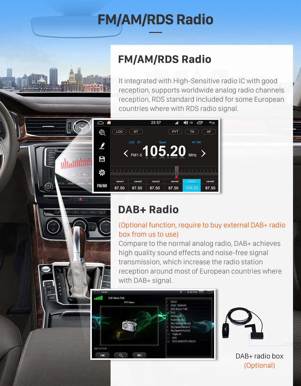 Seicane 2009-2012 Ford F150 Android 8.0 Ecran tactile Lecteur DVD système de navigation GPS Radio OBD2 Bluetooth Lien Miroir DVR TV Vidéo CANBUS WIFI USB SD Contrôle Volant Caméra de recul Seicane 2009-2012 Ford F150 Android 8.0 Ecran tactile Lecteur DVD système de navigation GPS Radio OBD2 Bluetooth Lien Miroir DVR TV Vidéo CANBUS WIFI USB SD Contrôle Volant Caméra de recul