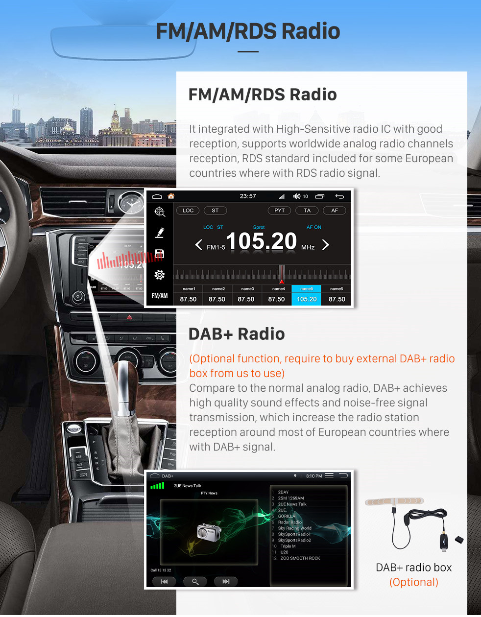 Seicane Reposição Android 8.0 leitor de DVD sistema de navegação GPS para 2002-2007 Dodge Durango Dakota P/U com OBD2 Bluetooth Rádio LinkMirror Ecrã Tátil DVR Backup Câmera TV USB SD 1080P Vídeo WIFI Controle de volante Seicane Reposição Android 8.0 leitor de DVD sistema de navegação GPS para 2002-2007 Dodge Durango Dakota P/U com OBD2 Bluetooth Rádio LinkMirror Ecrã Tátil DVR Backup Câmera TV USB SD 1080P Vídeo WIFI Controle de volante