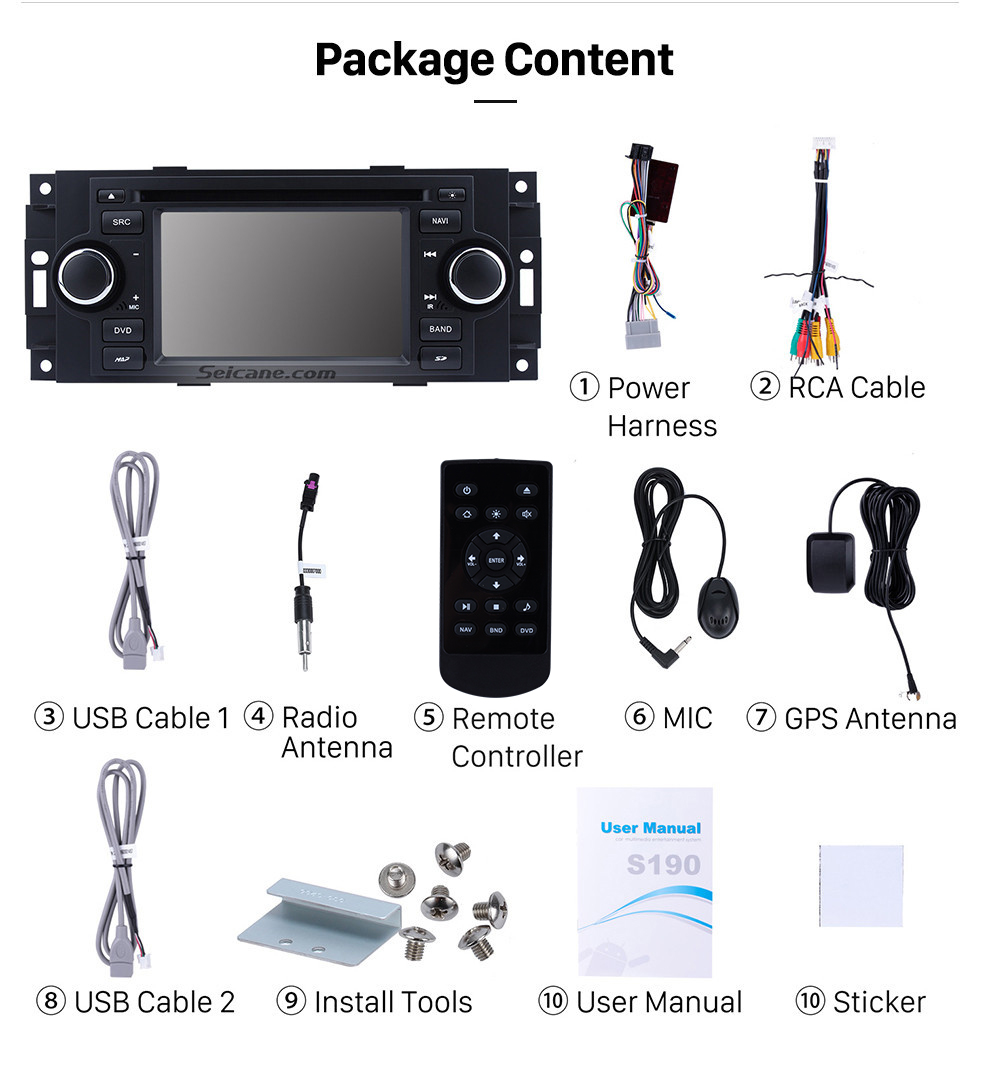 Seicane Reposição Android 8.0 leitor de DVD sistema de navegação GPS para 2002-2007 Dodge Durango Dakota P/U com OBD2 Bluetooth Rádio LinkMirror Ecrã Tátil DVR Backup Câmera TV USB SD 1080P Vídeo WIFI Controle de volante Seicane Reposição Android 8.0 leitor de DVD sistema de navegação GPS para 2002-2007 Dodge Durango Dakota P/U com OBD2 Bluetooth Rádio LinkMirror Ecrã Tátil DVR Backup Câmera TV USB SD 1080P Vídeo WIFI Controle de volante